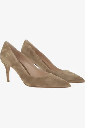 Gianvito Rossi Escarpins, Pointed Toe Suede Pumps en