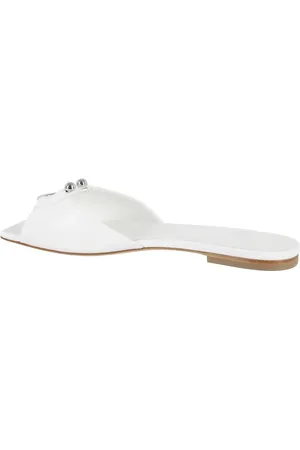 3Juin Sandales, Milla White Calf Leather Sandals en