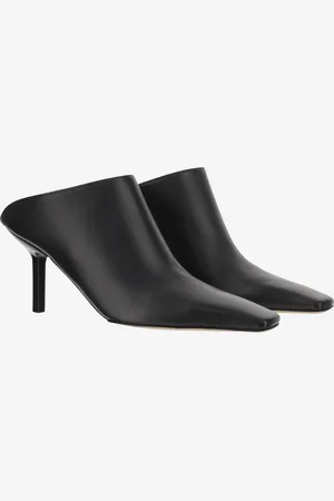Armarium Mules & Slides, Square Toe Leather Mules en