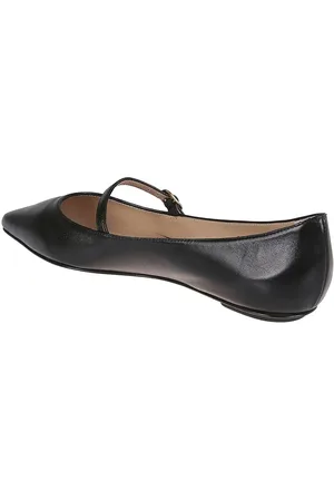 Stuart Weitzman Ballerines, Emilia Mary Jane Flat Ballerinas Black en