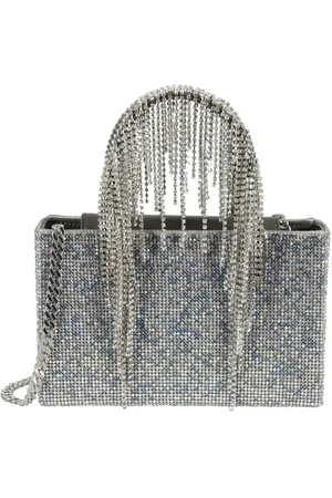 KARA Sacs à main, Crystal Mesh Midi Tote en