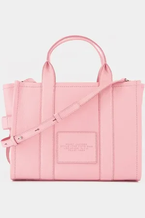 Marc Jacobs Sacs bandoulière, The Medium Tote Leather Ribbon Pink en