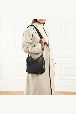 VALENTINO GARAVANI Sacs à main, Small Rockstud Satchel Bag Leather en