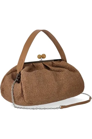 Max Mara Sacs bandoulière, Bags Leather Brown en