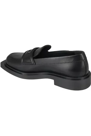 3Juin Smooth Calf Leather Moccasin In Black en