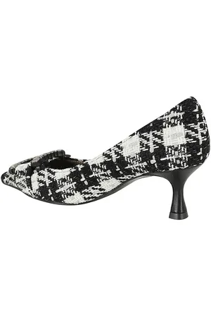 ROBERTO FESTA Escarpins, Pointed-Toe Pumps With Rhinestone Detailing In Twe en