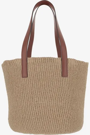 Chloé Sacs à main, Large Horse Medal Bag Made Of Natural Fibers en