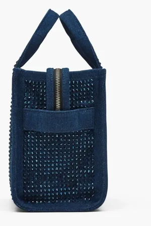Marc Jacobs Sacs à main, Textured Denim Tote Bag With Sparkling Embellishme en