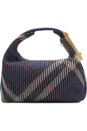 Burberry Sacs bandoulière, Woven Handbag With Geometric Patterns en