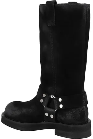 3Juin Bottes & Bottines, Demi Boot With Vintage Effect And Metal Detail en