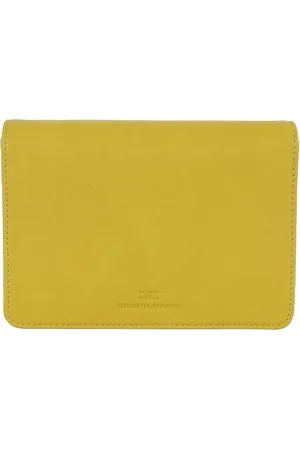 Elisabetta Franchi Sacs bandoulière, Curry Eco-Leather Shoulder Bag en