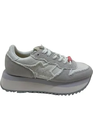 sun68 Sneakers, Sneakers Bianco Panna en