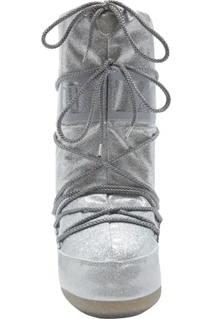 Moon Boot Bottes & Bottines, Moon Boot Icon Glitter Snow Boots Zilver Icon Glit en