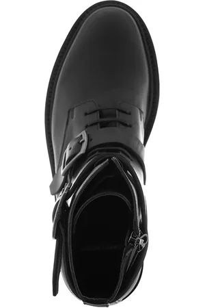 Saint Laurent Bottes & Bottines, Military High Top Boots Leather en