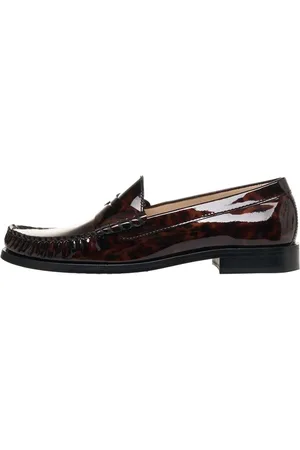Stuart Weitzman Moccassins, Patent leather loafers 