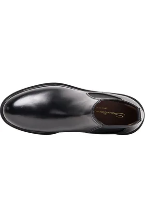 santoni Bottes & Bottines, Leather chelsea boot en