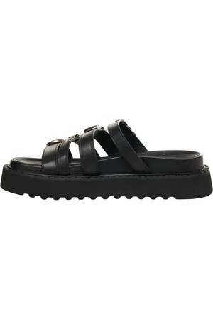 Pinko Mules & Slides, Leather sandals 