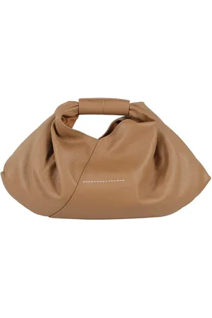 Maison Margiela Sacs bandoulière, Japanese Draped Mini Bag In Hammered Leather en