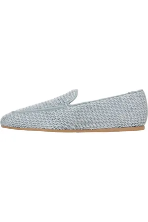 Stuart Weitzman Moccassins, Raffia loafers 