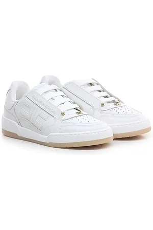 Elisabetta Franchi Sneakers, Flat Shoes Ivory en