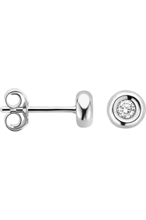 Blush Bijouterie, Diamonds 585 Weißgold Ohrringe en