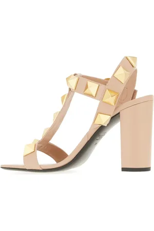 VALENTINO GARAVANI Sandales, Valentino Skin pink leather sandals en