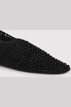 Totême Woven Leather Ballerina en