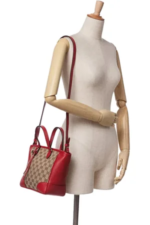 Gucci Sacs bandoulière, 2016-2024 Small GG Canvas Bree Satchel en