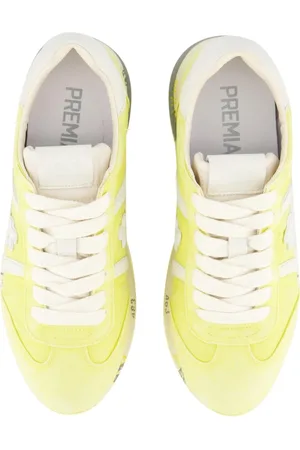 Premiata Sneakers, Dames Lucyd Sneaker Geel en