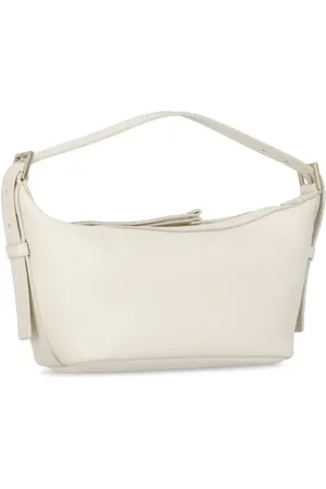 Fabiana Filippi Sacs bandoulière, Ivory Pebbled Letaher Bag en