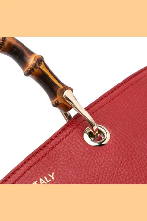Gucci Sacs bandoulière, 2016-2024 Medium Calfskin Bamboo Shopper Satchel en