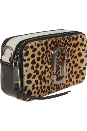 Marc Jacobs Sacs bandoulière, Compact Leopard Print Bag With Smooth Leather Acce en