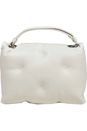 Maison Margiela Sacs bandoulière, Glam Slam Flap Small In Chalk White Leather en