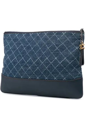 CHANEL Petits sacs à main, 2018 Large Denim Gabrielle O Case Clutch en