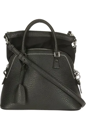 Maison Margiela Sacs bandoulière, Black Leather Shoulder Bag en
