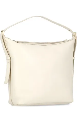 Fabiana Filippi Sacs bandoulière, Ivory Pebbled Letaher Bag en