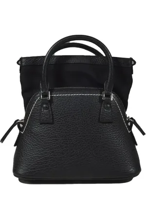 Maison Margiela Sacs bandoulière, Small Black 5Ac Leather Crossbody Bag en