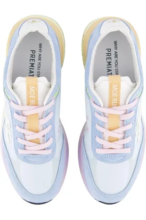 Premiata Sneakers, Dames Moerund Sneaker Blauw/Lila en