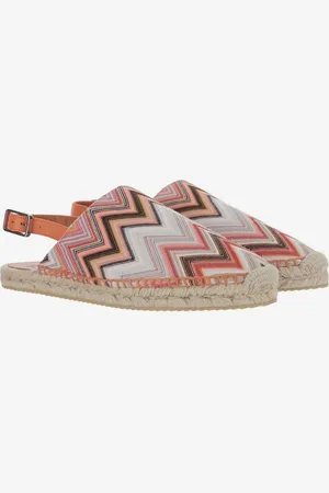 Missoni Mules & Slides, Geometric Pattern Slippers With Adjustable Heel St en