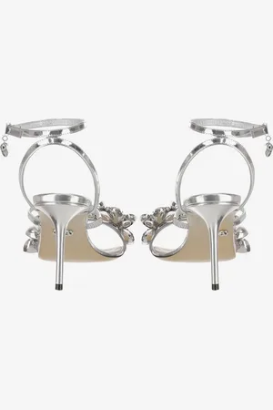 Mach & Mach Sandales, Sandal With Heel And Metallic Decoration en