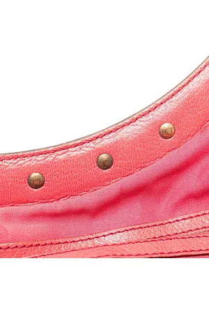 Gucci Sacs bandoulière, 2000-2015 Leather Bamboo Studded Hobo en