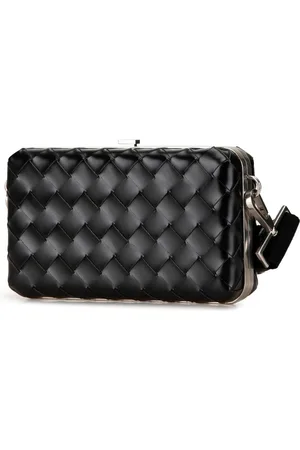 Bottega Veneta Sacs bandoulière, 2012-2023 Spazzolato Intrecciato Box Messenger Bag en