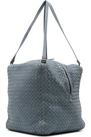Bottega Veneta Sacs bandoulière, 2012-2024 Nappa Intrecciato Cube Shoulder Bag en