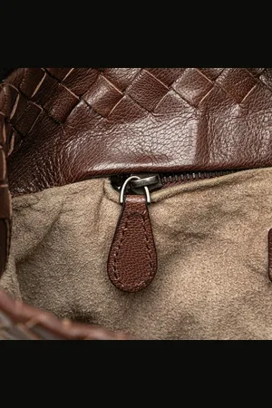 Bottega Veneta Sacs bandoulière, 2009 Bicolor Nappa Intrecciato Bucket Bag en