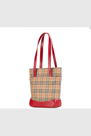 Burberry Sacs bandoulière, 2000-2017 Haymarket Check Canvas Tote en