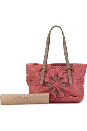 Bottega Veneta Sacs bandoulière, 2000-2010 Intrecciato Marquise Flower Tote en