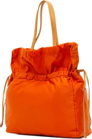 Prada Sacs bandoulière, 2000-2023 Tessuto Logo Drawstring Tote en