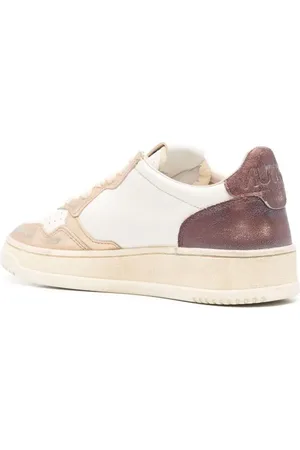 Autry Sneakers, basket medalist super vintage en cuir blanc en