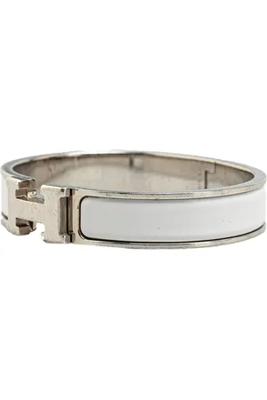 Hermès Bijouterie, Narrow Enamel Clic H Bracelet PM en