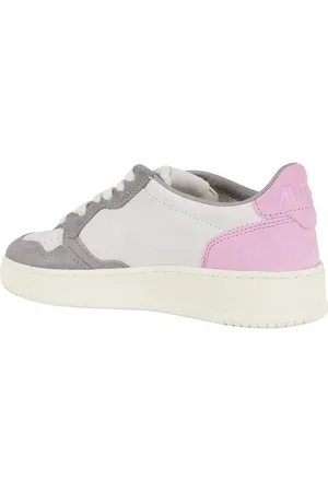 Autry Sneakers, Medalist Light Grey Suede Sneakers en